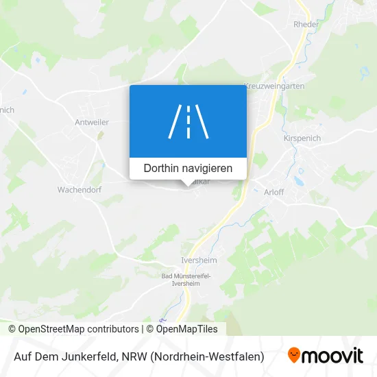 Auf Dem Junkerfeld Karte