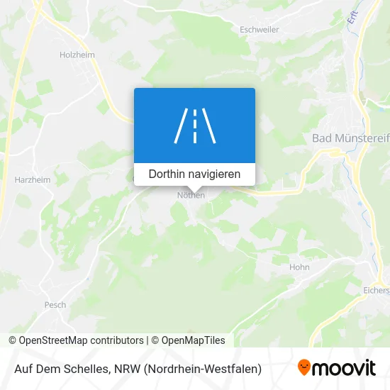 Auf Dem Schelles Karte