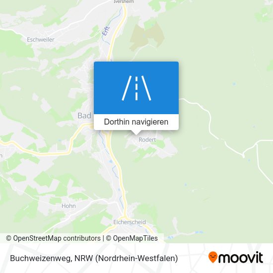 Buchweizenweg Karte