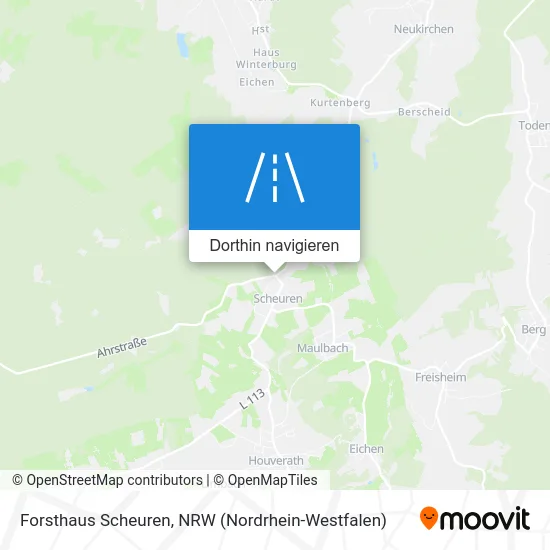 Forsthaus Scheuren Karte