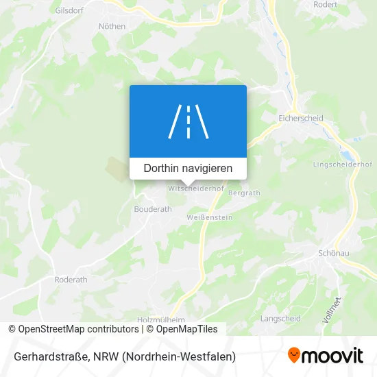 Gerhardstraße Karte