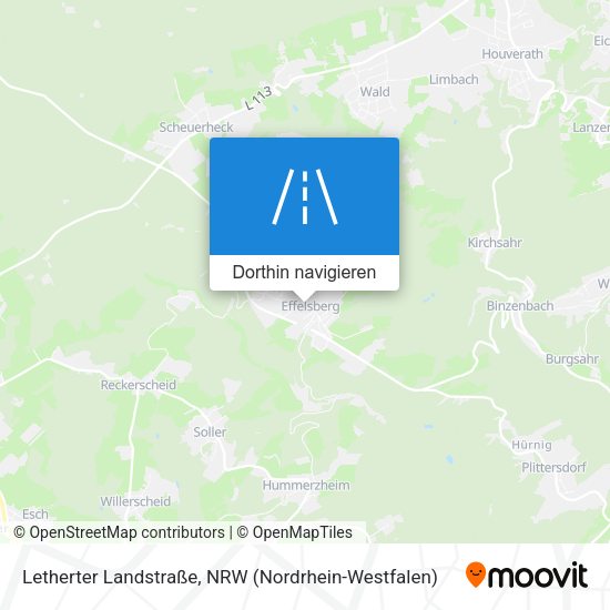 Letherter Landstraße Karte