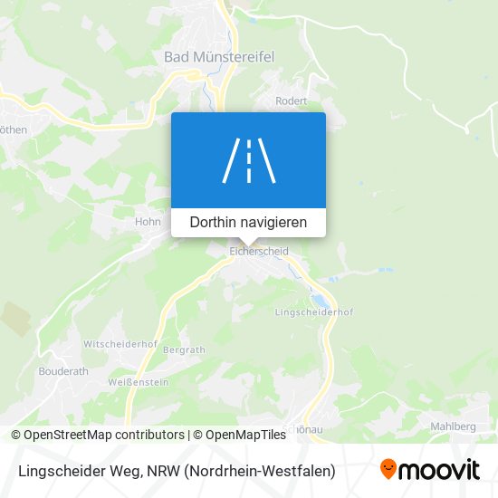 Lingscheider Weg Karte