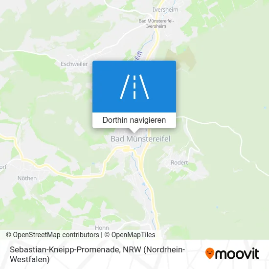 Sebastian-Kneipp-Promenade Karte