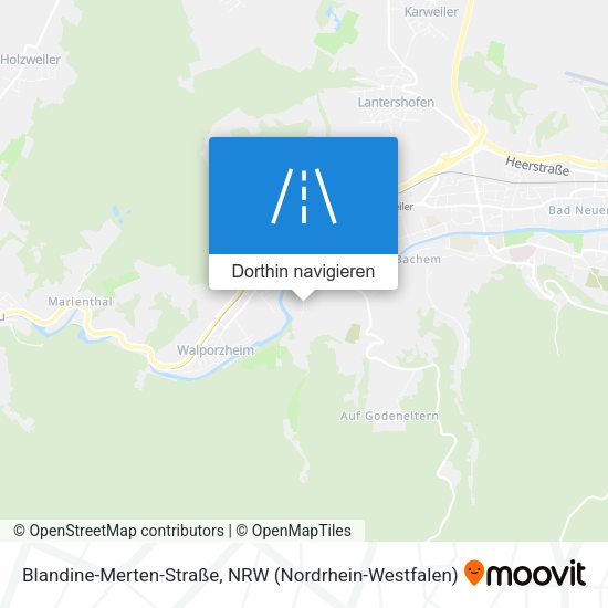 Blandine-Merten-Straße Karte