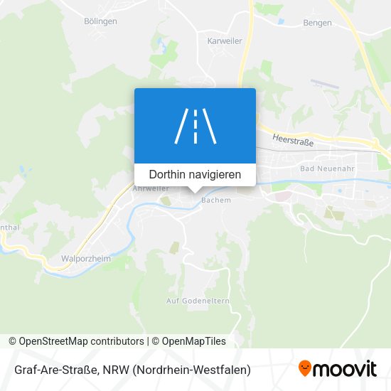 Graf-Are-Straße Karte