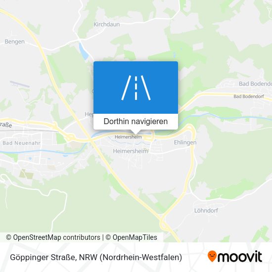 Göppinger Straße Karte
