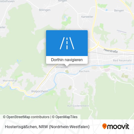 Hostertsgäßchen Karte