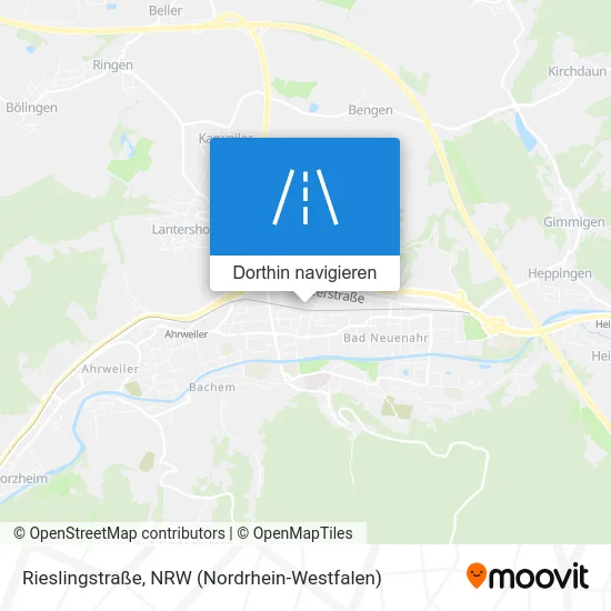 Rieslingstraße Karte