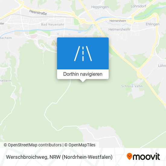 Werschbroichweg Karte