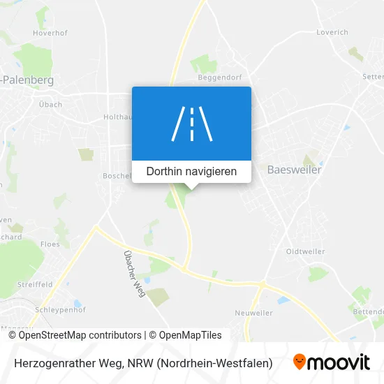Herzogenrather Weg Karte