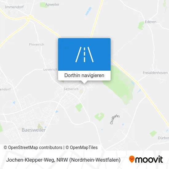 Jochen-Klepper-Weg Karte