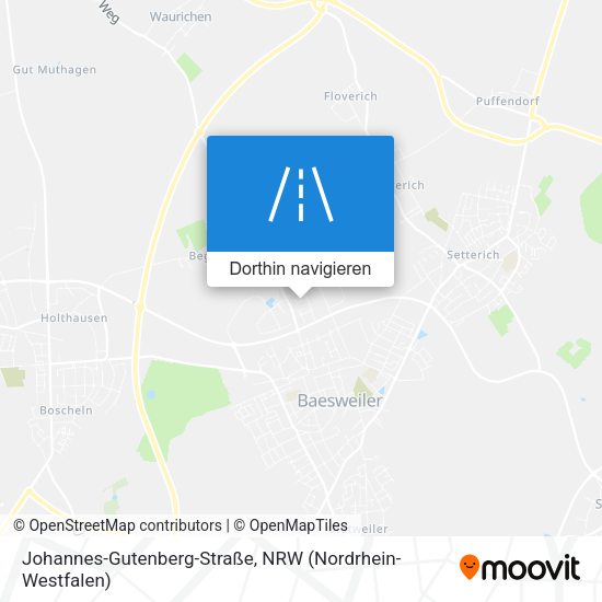 Johannes-Gutenberg-Straße Karte