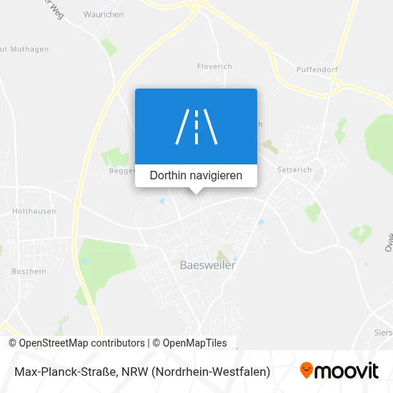 Max-Planck-Straße Karte