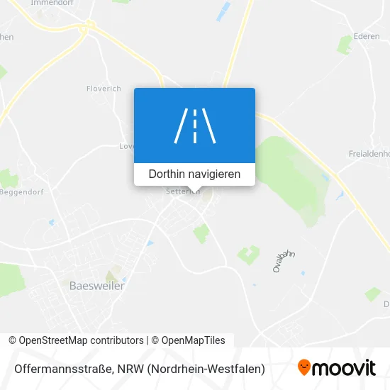 Offermannsstraße Karte