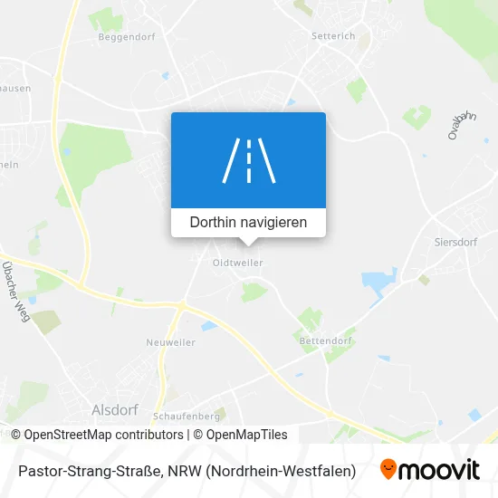 Pastor-Strang-Straße Karte