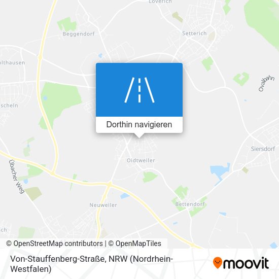 Von-Stauffenberg-Straße Karte