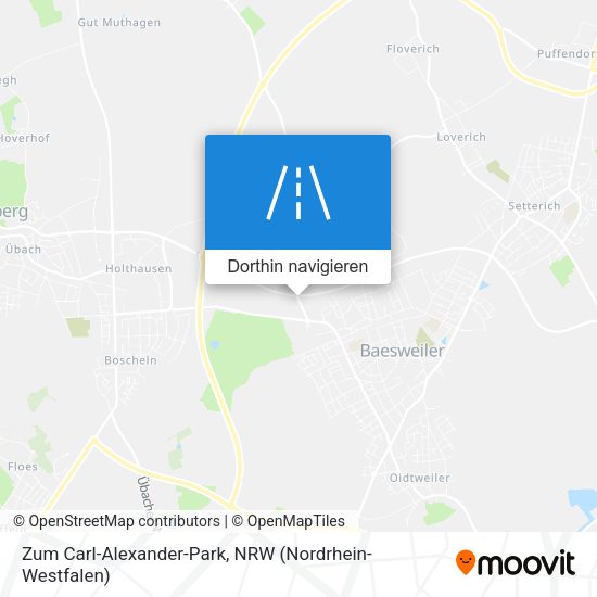 Zum Carl-Alexander-Park Karte