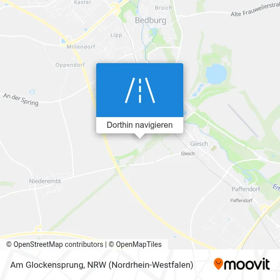 Am Glockensprung Karte