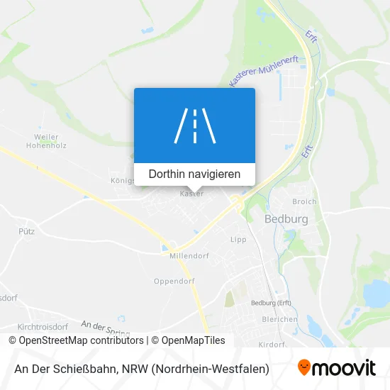 An Der Schießbahn Karte