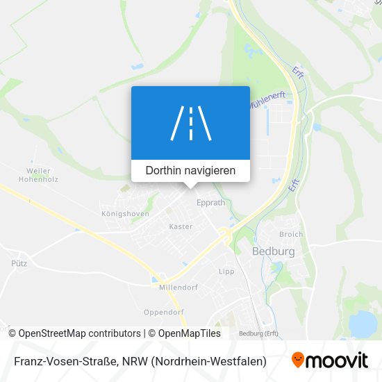 Franz-Vosen-Straße Karte