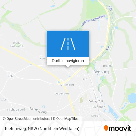 Kiefernweg Karte