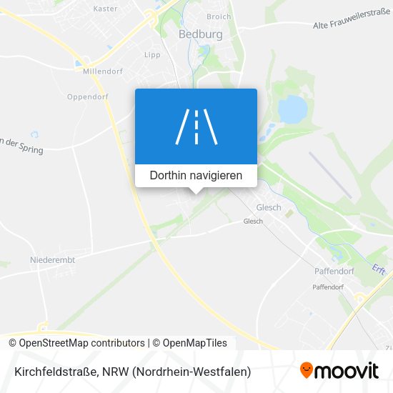 Kirchfeldstraße Karte