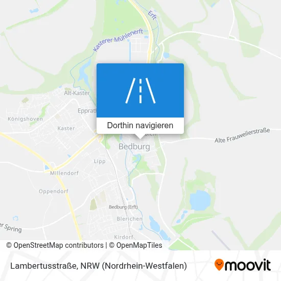 Lambertusstraße Karte