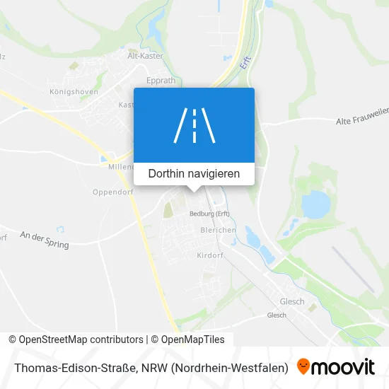 Thomas-Edison-Straße Karte