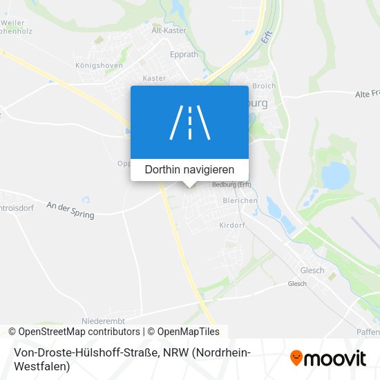 Von-Droste-Hülshoff-Straße Karte