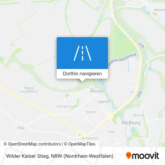 Wilder Kaiser Stieg Karte