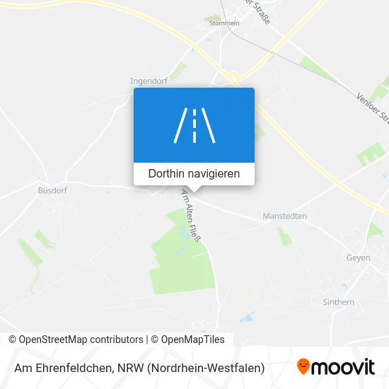 Am Ehrenfeldchen Karte