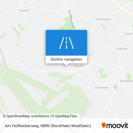 Am Hofheckerweg Karte