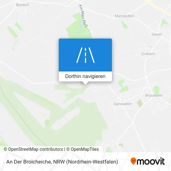 An Der Broicheiche Karte