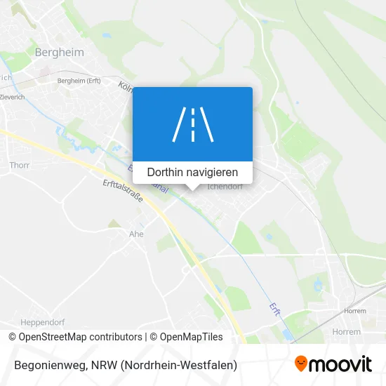 Begonienweg Karte