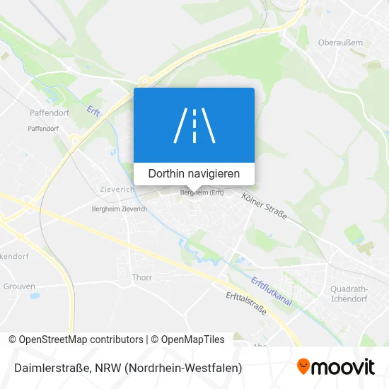 Daimlerstraße Karte