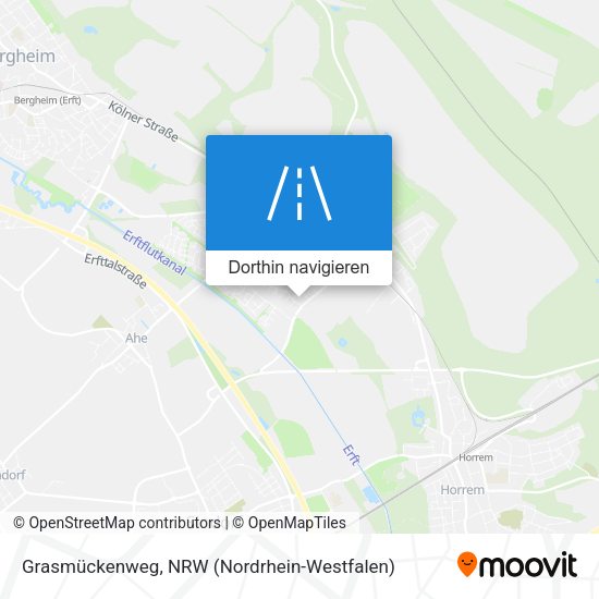 Grasmückenweg Karte