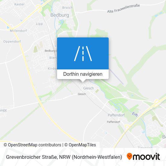 Grevenbroicher Straße Karte