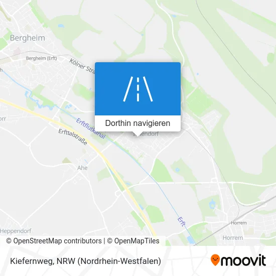 Kiefernweg Karte