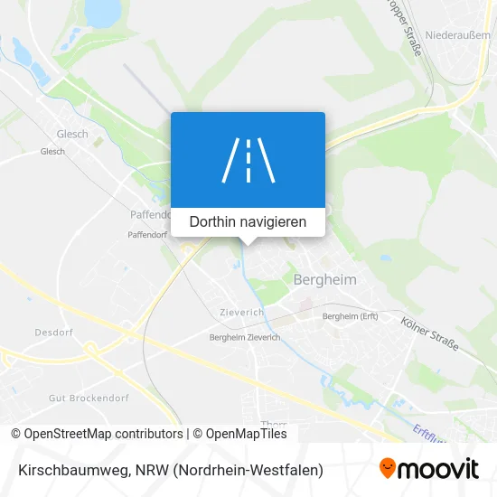 Kirschbaumweg Karte