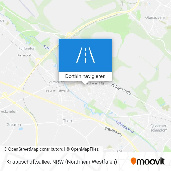 Knappschaftsallee Karte