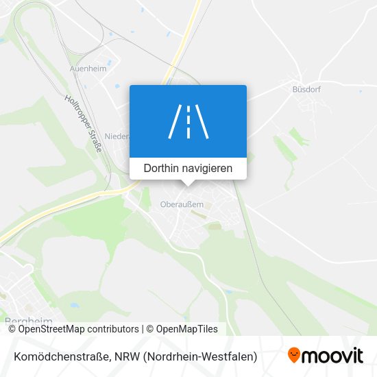 Komödchenstraße Karte