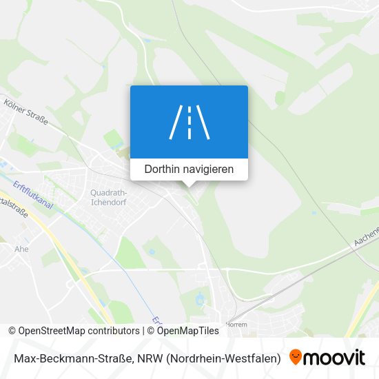 Max-Beckmann-Straße Karte