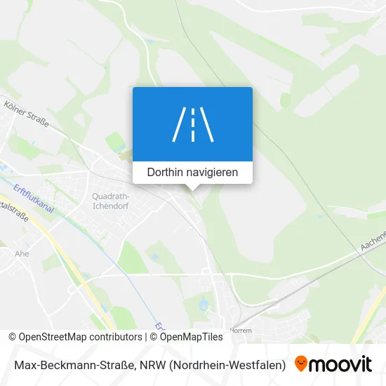 Max-Beckmann-Straße Karte