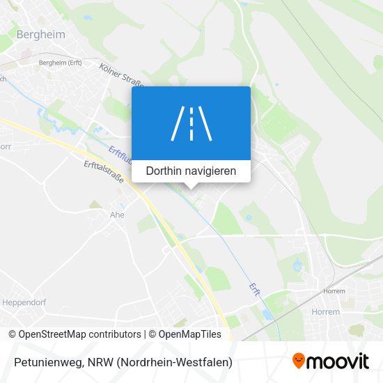 Petunienweg Karte