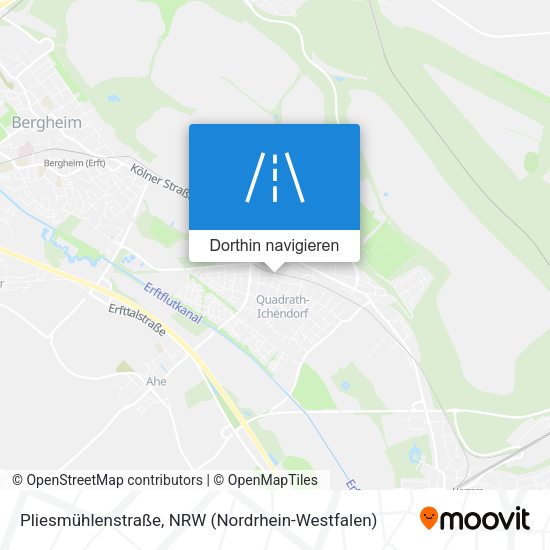 Pliesmühlenstraße Karte