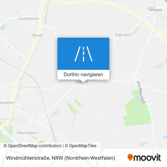 Windmühlenstraße Karte