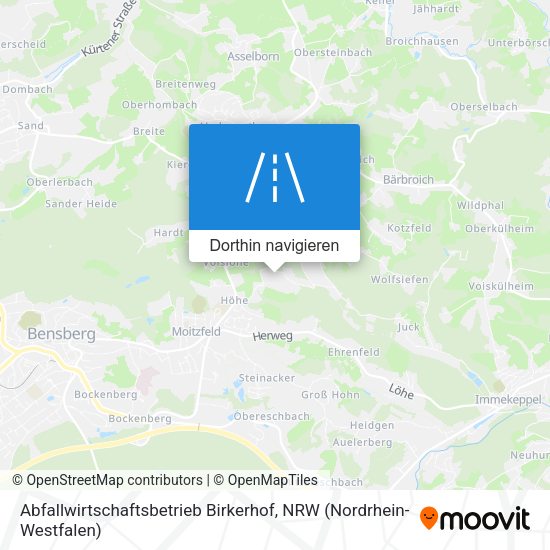 Abfallwirtschaftsbetrieb Birkerhof Karte