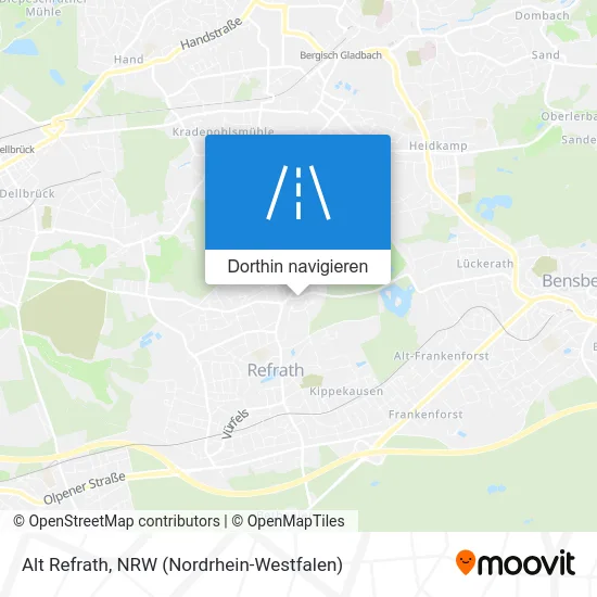 Alt Refrath Karte
