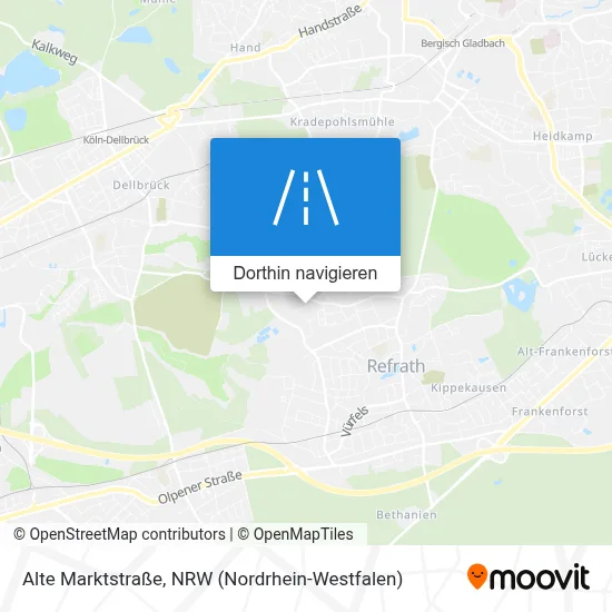 Alte Marktstraße Karte